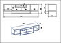 Hanah Home Asal (150) Soporte de TV Nogal y Negro